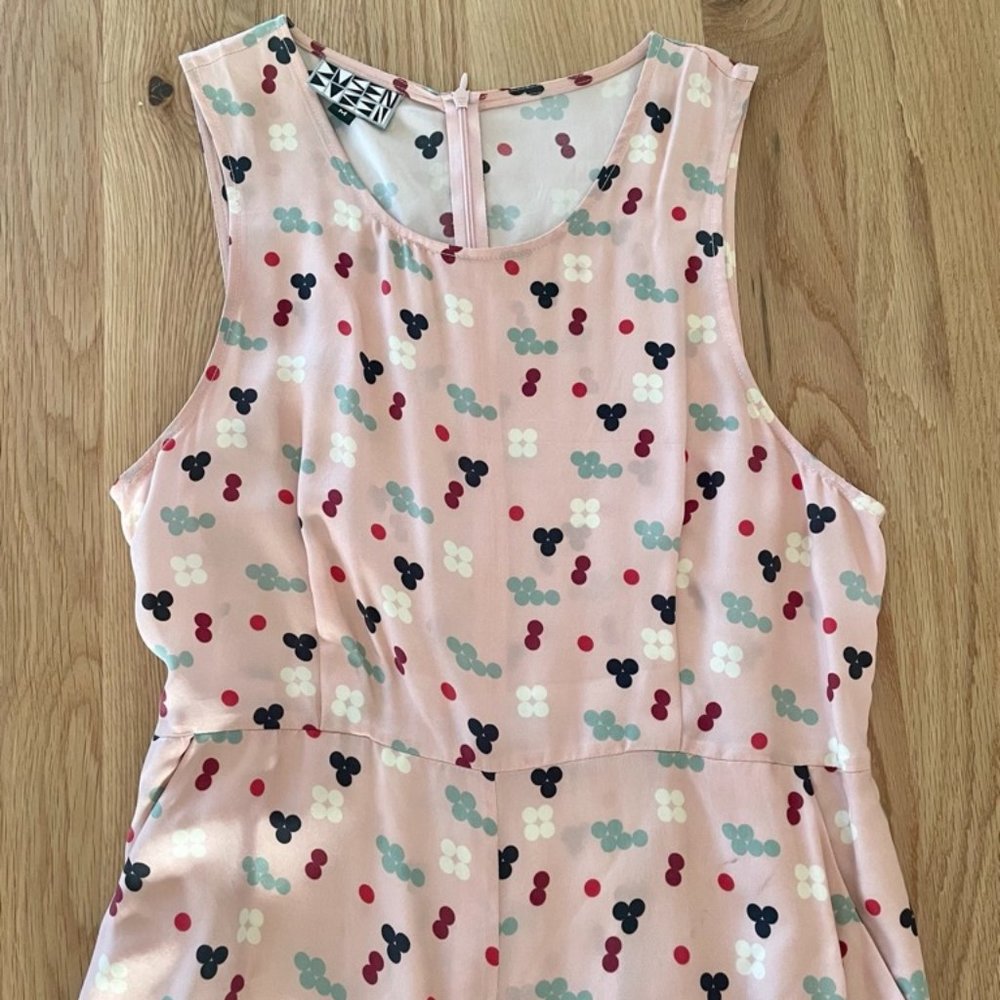 Dusen Dusen Pink Dot Jumpsuit - size Small